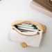 Women's Summer Woven Crossbody Bag - Straw Purse With Diamond Lock & Chain Strap (Minimalist Women's Shoulder Bag)_viptrois.com