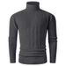 Men's Cable Knit Turtleneck Sweater – Winter-Ready High Neck Pullover With Textured Design (M-3XL)_viptrois.com