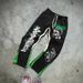 Men's Clothing New Men's Fashion Brand Fashion Color Matching Skull Graffiti Ink Splash Trend Pattern_viptrois.com