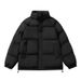 Men's Winter Thickened Trendy Cotton-padded Clothes Without Hats Stand-up Collar Bread Clothes Korean Version Trendy Jacket_viptrois.com