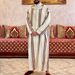 Eid Muslim Men Jubba Thobe Long Robe Saudi Islamic Striped Abaya Caftan Islam Dubai Arab 2024 Summer Morocco Jalabiya_viptrois.com