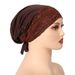 Lace Hoodie Solid Comfortable Convenient Women's Chemotherapy Multi Color Bottom Small Hat_viptrois.com