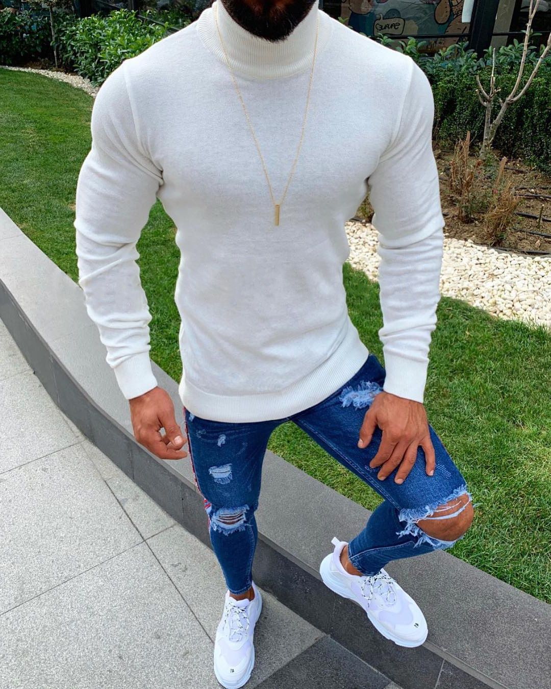 Loom 2019 New Cross-Border Hot-Selling Autumn Winter Slim Fit Long Sleeve Round Neck Pullover Wool Sweater Top_viptrois.com