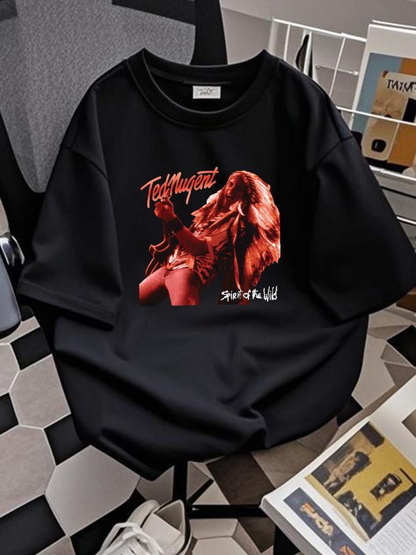 Ted Nugent T Shirt, Color Best, Best New Anniversary Shirt- Gift Top For Everyday Wear Unisex Comfortable Graphic Breathable Fashion Stretched_viptrois.com