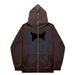 2024 Dark Butterfly Unisex Hoodie Gothic Couple Harajuku Oversized Zipper Sweatshirt_viptrois.com