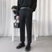 Suit Pants Men's Straight Hong Kong Style Nine-point Pants, Small Pants, Casual Pants, Korean Version Of Trendy Slim Pants Men's_viptrois.com