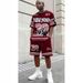 Men's Clothing 3D Street Hip Hop Summer Style Loose Two Piece Set Full Body Casual Sporty Letter Monogram For Formal & Casual_viptrois.com