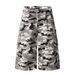 "Men's Camo Cargo Jeans – Streetwear Utility Pants (7/10 Length, Loose Fit, Vintage Wash, Military-Inspired, Urban Fashion)"_viptrois.com