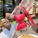 PU Leather Rope Bow Bag Keychain Pendant Fashionable All Match Bag Chain Pendant Accessories_viptrois.com