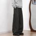 American Retro Washed Denim Overalls Men's Heavy Deconstruction High Street Cec Loose Casual Wide-leg Trousers_viptrois.com