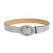 2023 Golden Onion Fashionable Day Button Bright Crystal PU Belt Women's_viptrois.com