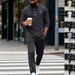 Men's Long Sleeve Henley Shirt & Straight Leg Pants Set - Casual Loungewear For Spring & Fall - Soft Polyester Fabric - Relaxed Fit (Black, White)_viptrois.com