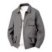 Men's Waterproof Workwear Jacket - Multi-Pocket Utility Coat With Hood (Black/Gray/Army Green/Khaki/Navy, S-XXXL)_viptrois.com