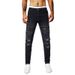 Men's Clothing Summer Thin Ripped Jeans Men's Slim Fit Skinny Jeans 2025 Trendy Brand Washed Beggar Casual Long Pants Men_viptrois.com