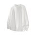 "Classic Fit Long Sleeve T-Shirt For Men - Solid Color, Polyester Blend, All-Season Staple With Contrast Stitching (Sizes M-5XL)"_viptrois.com