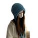 Lazy Feeling With Wool Big Head Hood, Versatile Children To Show Off Face, Small Woolen Hat For Autumn And Winter_viptrois.com