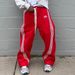 Men's Clothing Casual Pants Fashionable All Match Loose Straight Outer Wear Sports Pants_viptrois.com