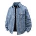 Men's Denim Jacket Design Sense Old Fashion Thick Top Versatile Foreign Trade Loose Jacquard Jacket_viptrois.com