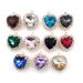 New Decorative Love Color Jewel Crystal Diamond Shoes Flower Shoe Buckle DIY I-button Shoe Accessories Accessories_viptrois.com