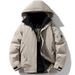 Men’s Japanese Streetwear Hooded Workwear Jacket – Heavyweight Winter Puffer Coat With Utility Pockets (M-5XL, Black/Mustard/Army Green/Khaki)_viptrois.com