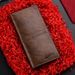 Slim & Stylish Men's Long Leather Wallet – Ultra-Thin Design With Multiple Card Slots & Spacious Cash Compartment For Business & Casual Use_viptrois.com