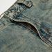 American Punk Vintage Washed Denim Wide-Leg Men's Versatile Loose Dad Faded Wasteland Straight-Leg Pants_viptrois.com