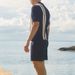 Summer New Breathable Hollow Men's Striped Knitted Top Polo Shirt_viptrois.com