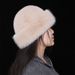 Mongolian Hat Women's Autumn And Winter New Designer Thickened Warm Ear Protection Windproof Imitation Mink Plush Hat_viptrois.com