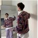 Autumn And Winter Jacquard Round Neck Sweater Men's Pullover Contrasting Zebra Print Knit Sweater_viptrois.com