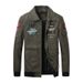 Men's leather Men's fashion leather jacket flight suit men's lapel casual coat_viptrois.com