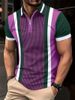 Men's Clothing Polo Shirt European And American Men's Daily Casual Lapel Short Sleeved Polo Shirt_viptrois.com