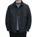 Nordmann 2025 Winter Men's Slim Fit Square Collar National Standard 90 White Duck Lightweight Down Jacket_viptrois.com