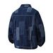 Men's Clothing Color Plaid Denim Jacket Men's Autumn And Winter New Cross Border Hot Selling Denim Clothing Wholesale Long Sleeved Jacket Jacket Men_viptrois.com