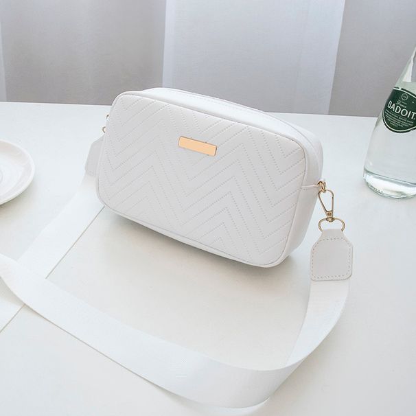 Women's Bags New Wave Pattern Small Square Camera Bag Casual Shoulder Bag One Piece Drop Shipping_viptrois.com