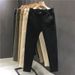 Men's Clothing High End Solid Color Nine Point Pants Spring And Summer New Korean Version Slim Fit Versatile British Style Straight Casual Pants_viptrois.com