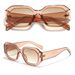 Men's Sunglasses New Oval Frame Sunglasses For Women With Gradient High End Retro Fashion Anti Ultraviolet Rice Nail Sunglasses_viptrois.com