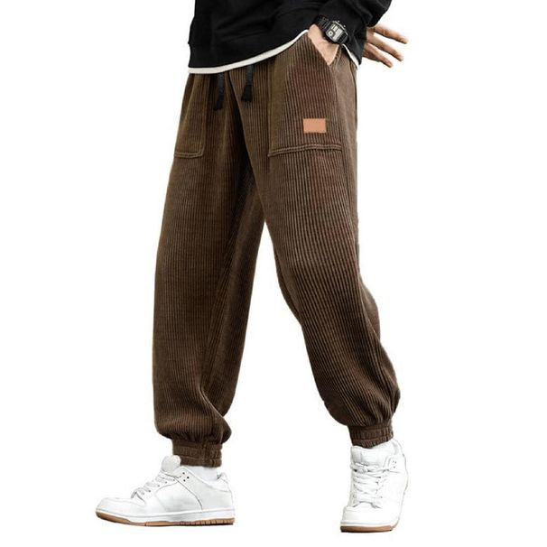 Men's Casual Cargo Pants – Loose Fit Streetwear Joggers With Adjustable Drawstring Waist | Trendy Polyester Trousers_viptrois.com