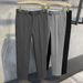 Summer Men's Dress Trousers Straight Leg Flowy Fit Elastic Sides 9/10 Cropped British Style_viptrois.com