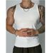 Men's Clothing Men's Solid Color Quick Drying Ribbed Sleeveless Vest Breathable Training Top Sweat Wicking Sports Vest For Summer_viptrois.com