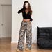 Men's Clothing Trendy Camo Print Jogger Pants For Teens - Stretchy Waistband, Wide Leg, Streetwear Style - Multiple Colors & Sizes_viptrois.com