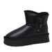 Women's Shoes Winter New Snow Boots Women Plus Velvet Thick Sole Casual Cotton Shoes Cold Protection Warm Foreign Trade Casual Women's Boots_viptrois.com