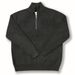 Four-Corner Half-Zip High-Neck Sweater Wool Blend Coat Loose Lazy Style Knitted Top For Men And Women_viptrois.com