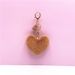 Bag Charm Tassel Peach Heart Keychain Cute Bag Pendant Heart Shaped Plush Car Key Chain Ring Pendant Creative Small Gift_viptrois.com