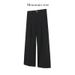 "Men's High-Waisted Pleated Dress Pants - Blend Wide-Leg Trousers With A-Line Cut & Breathable Drape (Office To Casual Wear)"_viptrois.com