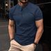 Men's Performance Polo Shirt Quick-Dry Polyester Blend, Breathable & Lightweight For Sports, Travel & Casual Wear (White, Black, Navy Blue) – S-XXL_viptrois.com