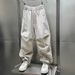 Men's Clothing Pants American Trend All Match Casual Pants Loose Straight Wide Leg Pants Quick Drying Paratrooper Pants_viptrois.com