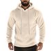 "Men's Fleece-Lined Hoodie – Winter Warm Pullover With Soft Brushed Interior (6 Colors, Oversized Fit)"_viptrois.com