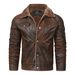 New Winter Plush Collar Jacket, Fur Integrated Coat, Loose Men's Clothing_viptrois.com