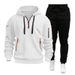 Men's Clothing Spring And Autumn Sports Sweatshirt Suit Men's Zipper Hoodie Sportswear Suit Sweatshirt Sweatpants Two Piece Set_viptrois.com