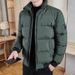 Men's Winter Down Jacket With Hood 550 Fill Power White Goose Down Slim Fit, Water-Resistant Machine Washable Lightweight Warm Coat_viptrois.com